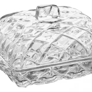 Manteigueira de Cristal Deli Diamond