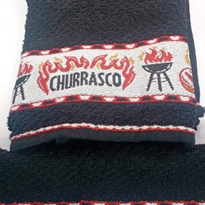 Jogo de Pano de Prato para Churrasco (03 Unidades)